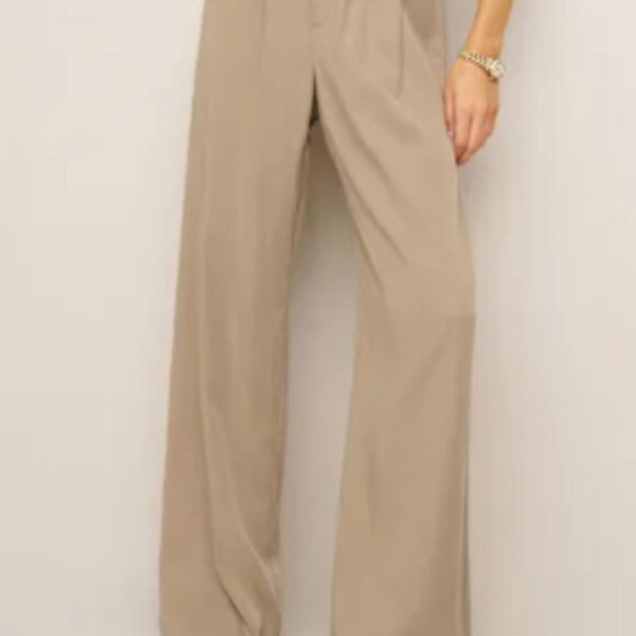Reformation Mason Pant Khaki size 6 - Picture 2 of 4
